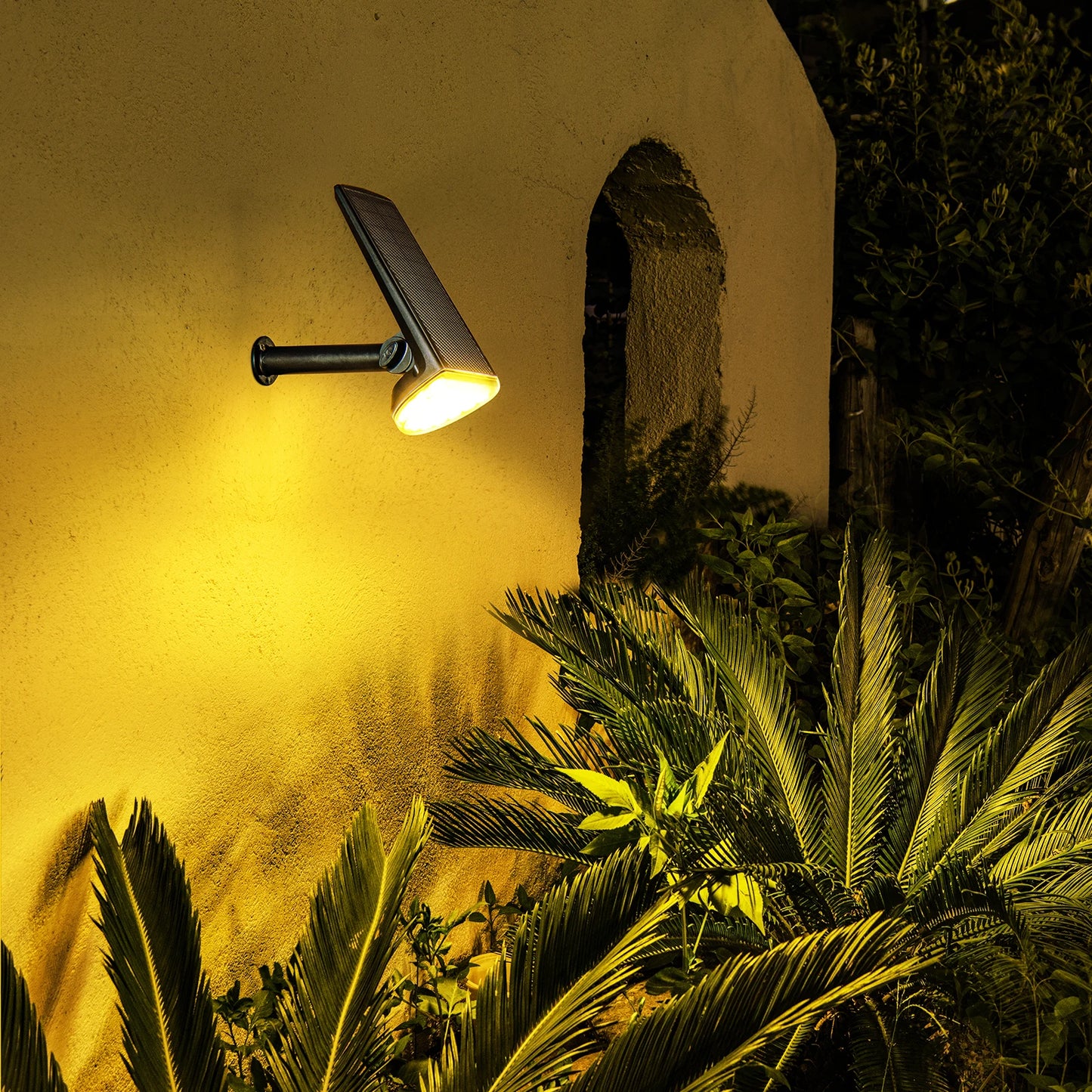 2 Pack Solar Spotlights Outdoor Warm Light - LoongFly Online