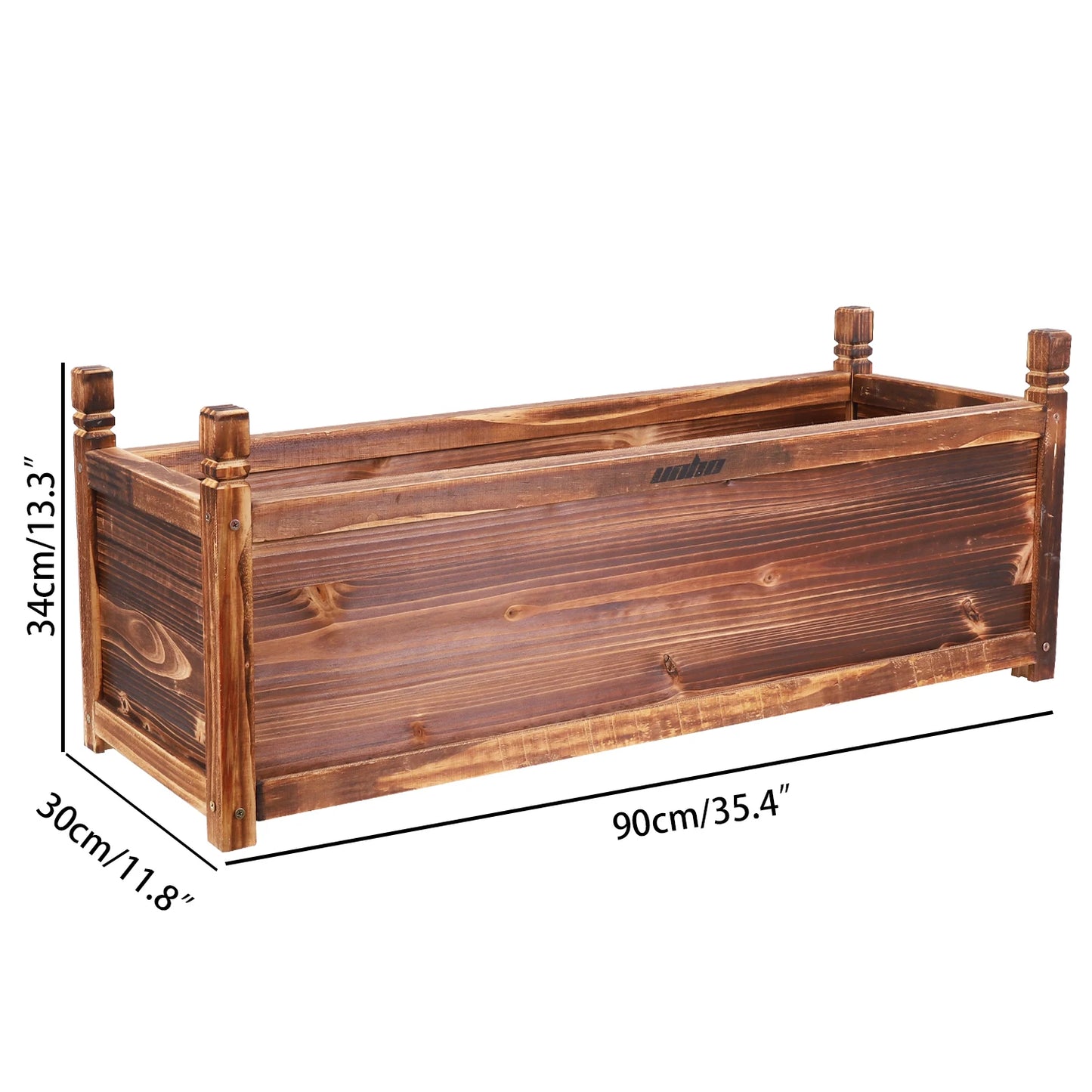 Wooden Raised Flower Bed Indoor Outdoor Vegetable Herb Planter Pot Garden Bed Flower Display - LoongFly Online