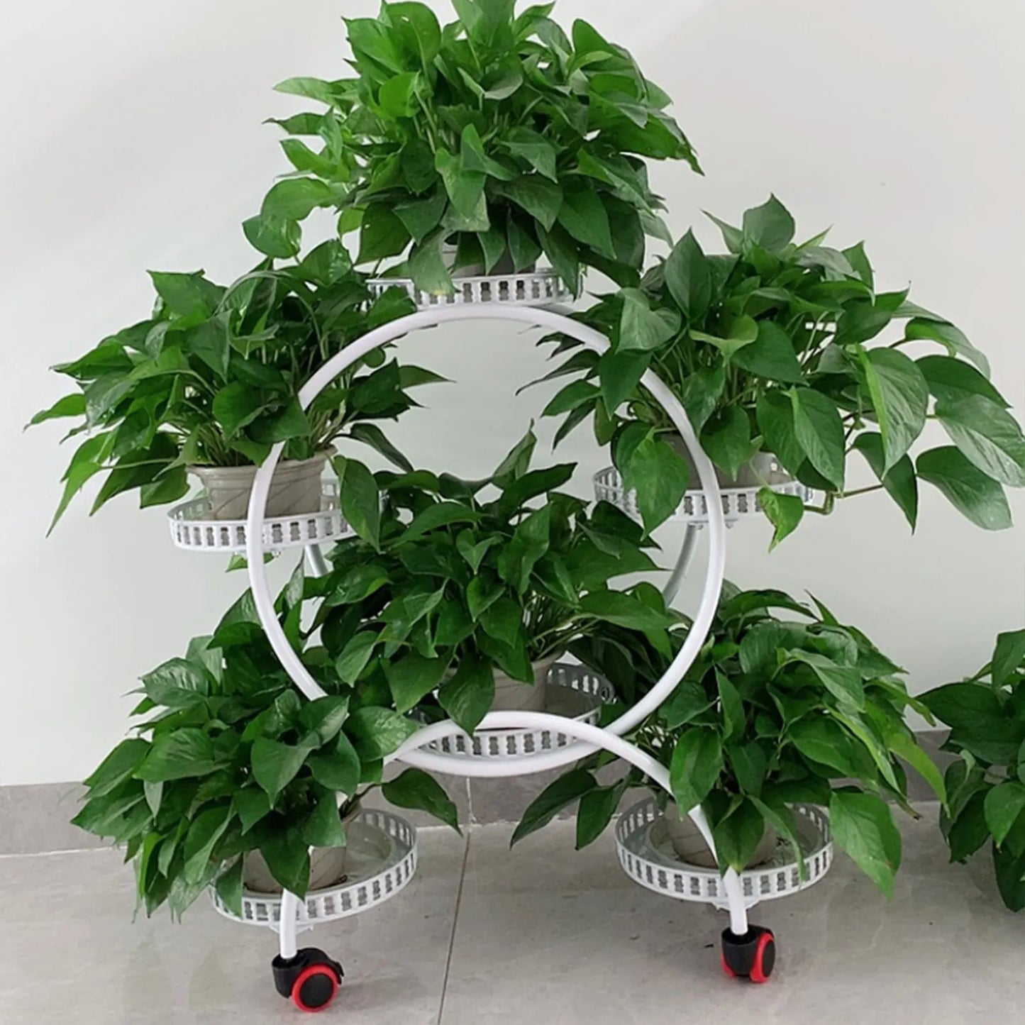 6 Pots Plants Flower Stand Metal Plant Stands - LoongFly Online