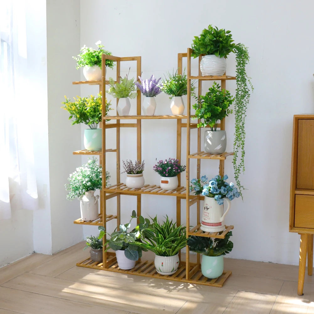 Extra Large Bamboo Plant Stand - LoongFly Online