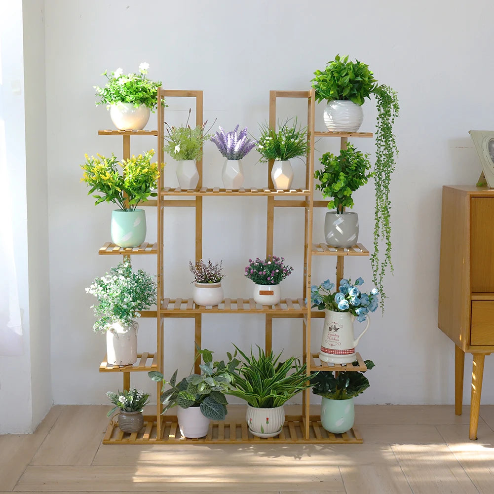 Extra Large Bamboo Plant Stand - LoongFly Online