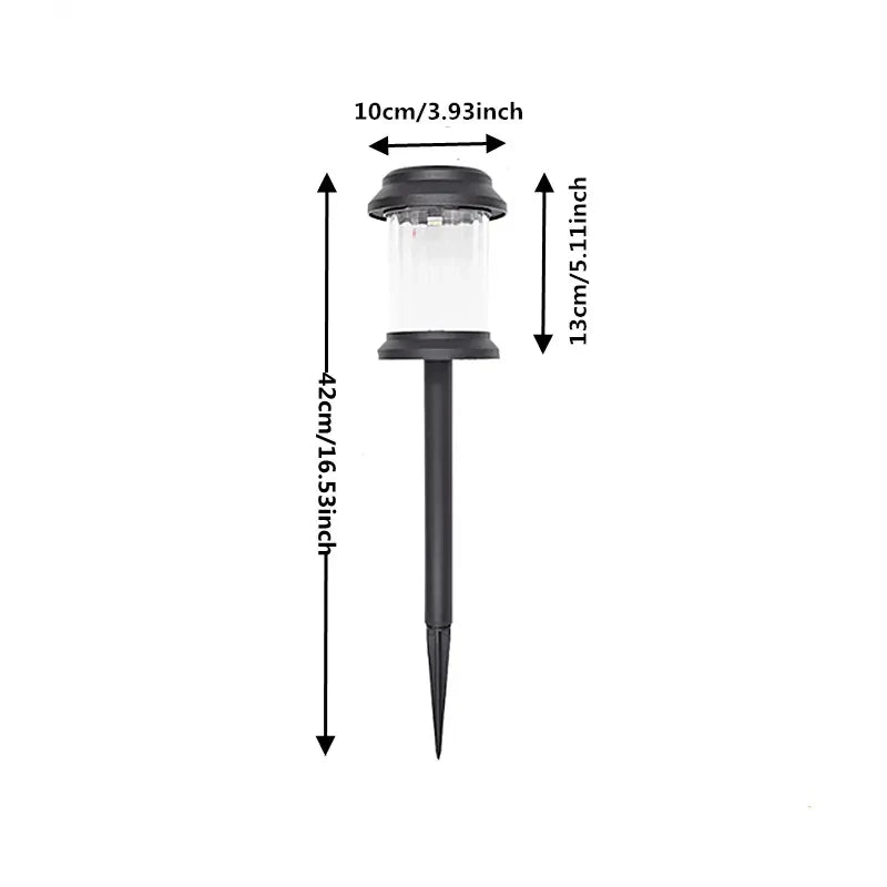 6 pack Outdoor Solar Lights Garden Lights Solar PoweredLamp Lantern Waterproof Landscape Lighting Pathway Garden Decoration - LoongFly Online