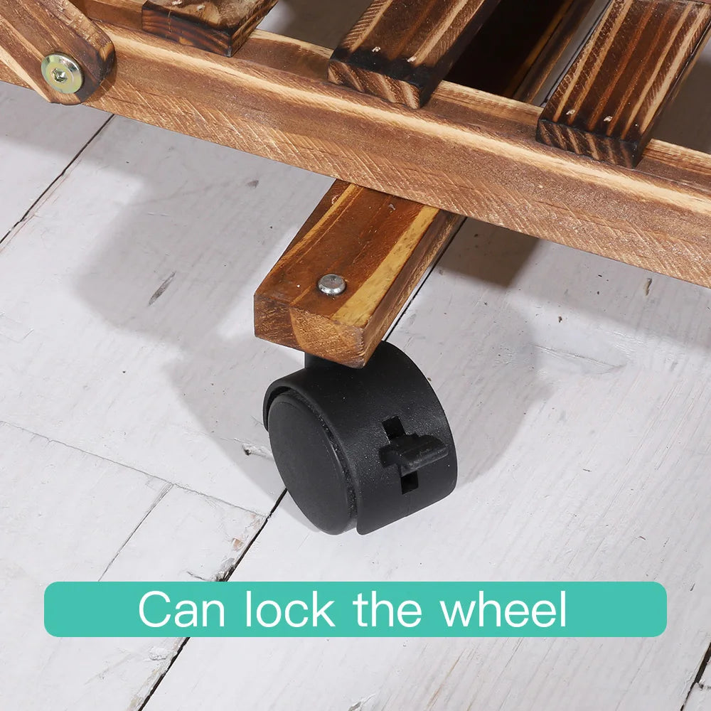 6 Tier Wood Plant Stand - LoongFly Online