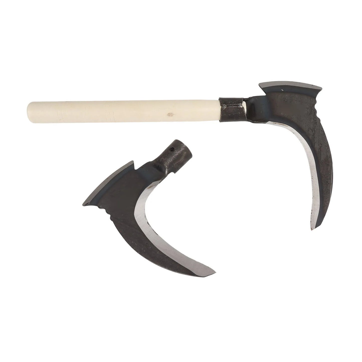 High Manganese Steel Double Sickle - Multifunctional Mowing and Cutting Tool for Gardening - LoongFly Online