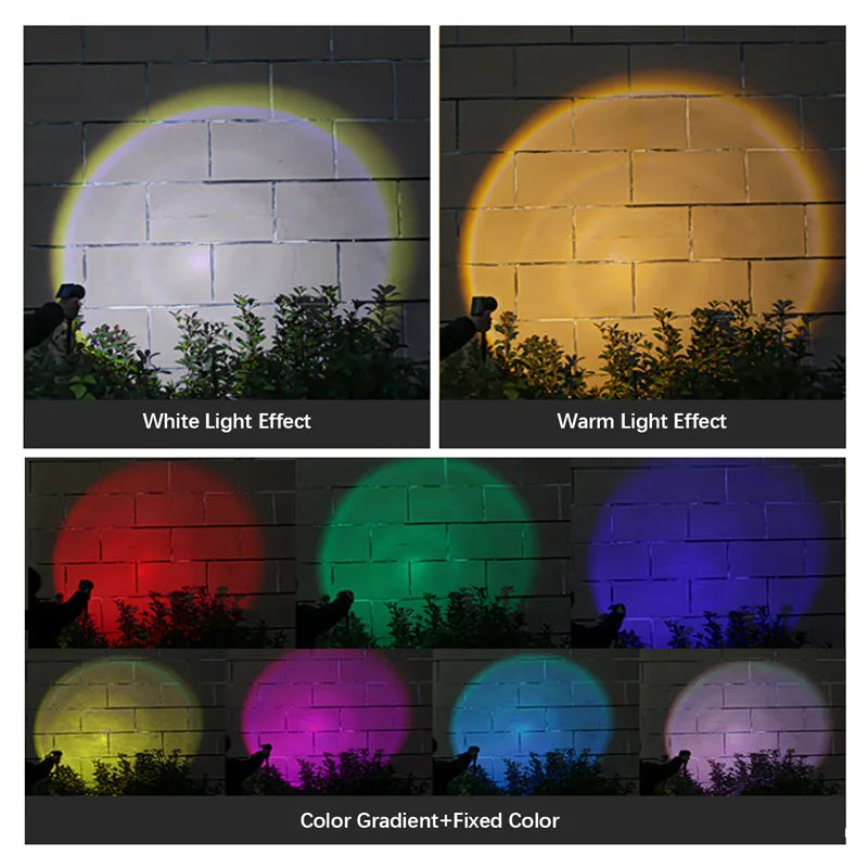 9 LEDs Solar Spotlights Outdoor Light - LoongFly Online