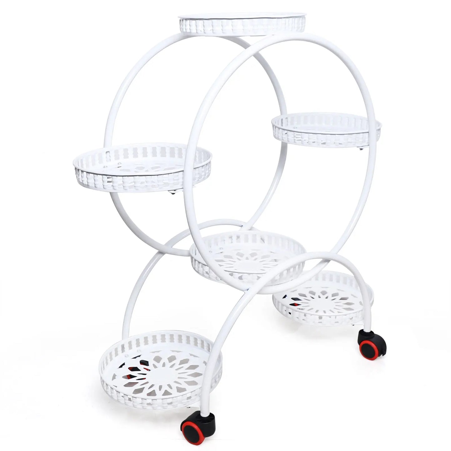 6 Pots Plants Flower Stand Metal Plant Stands - LoongFly Online