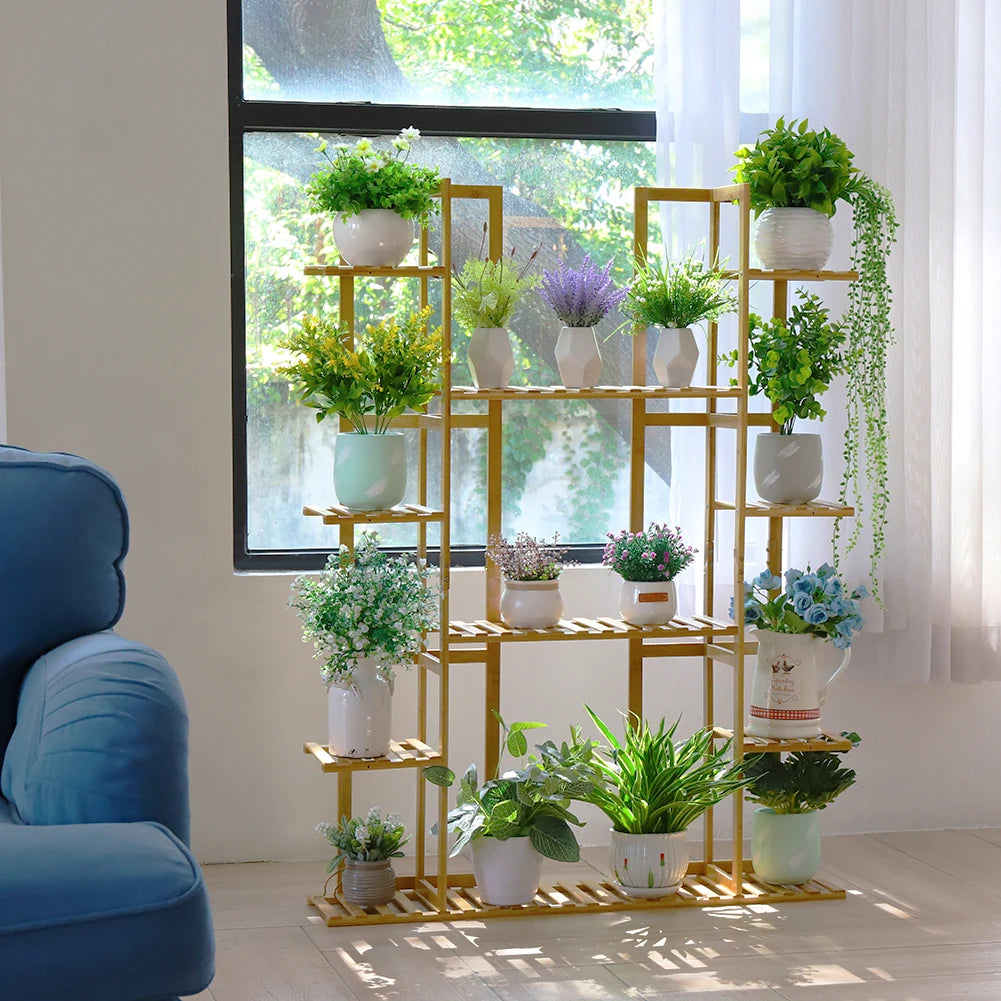 Extra Large Bamboo Plant Stand - LoongFly Online