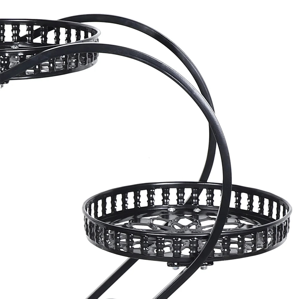 6 Pots Plants Flower Stand Metal Plant Stands - LoongFly Online