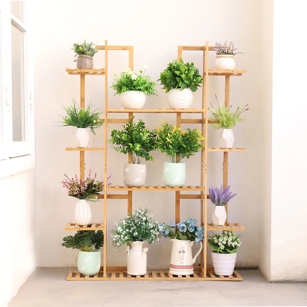Extra Large Bamboo Plant Stand - LoongFly Online