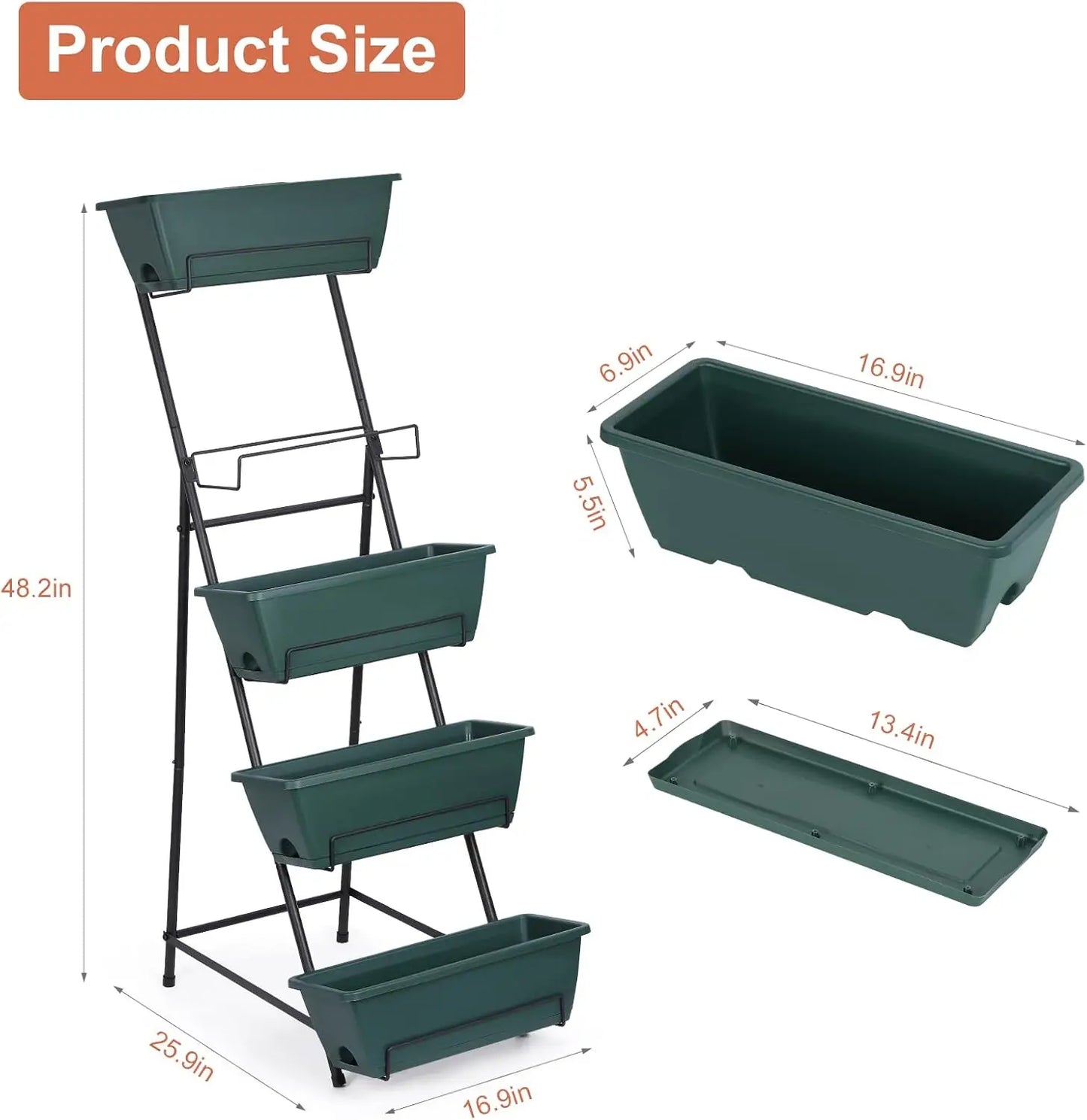 Vertical Garden Bed, 5th Floor, Vertical Elevated Garden Box - LoongFly Online