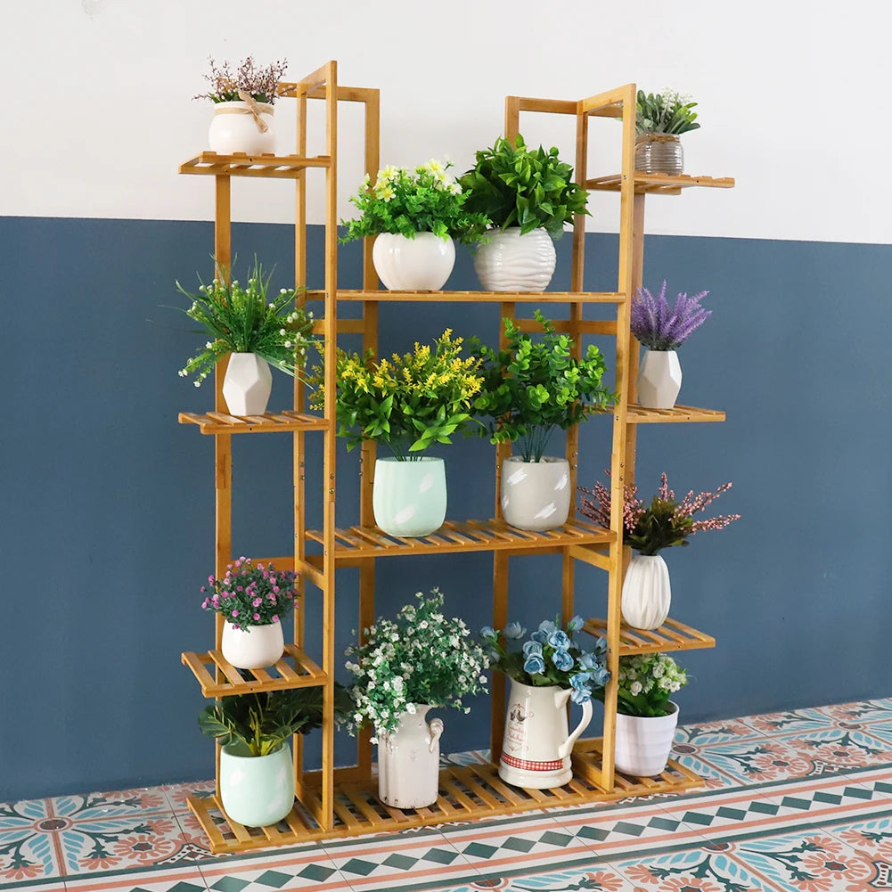 Extra Large Bamboo Plant Stand - LoongFly Online