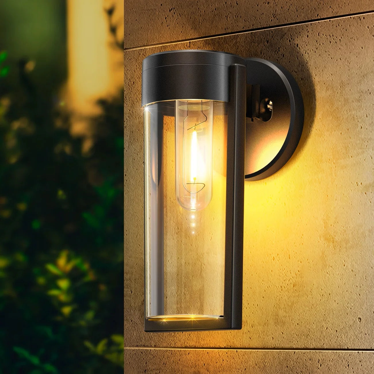 LED Solar Wall Mount Light Outdoor Solar Powered Auto On/Off Waterproof Garden Decoration Yard Post Porch Fence Lawn Lights - LoongFly Online