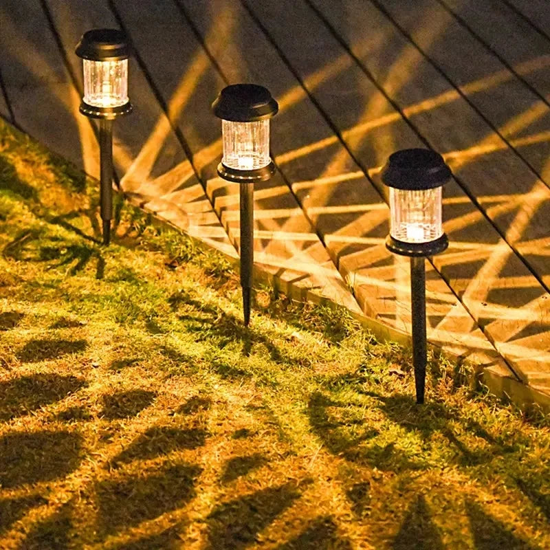 6 pack Outdoor Solar Lights Garden Lights Solar PoweredLamp Lantern Waterproof Landscape Lighting Pathway Garden Decoration - LoongFly Online