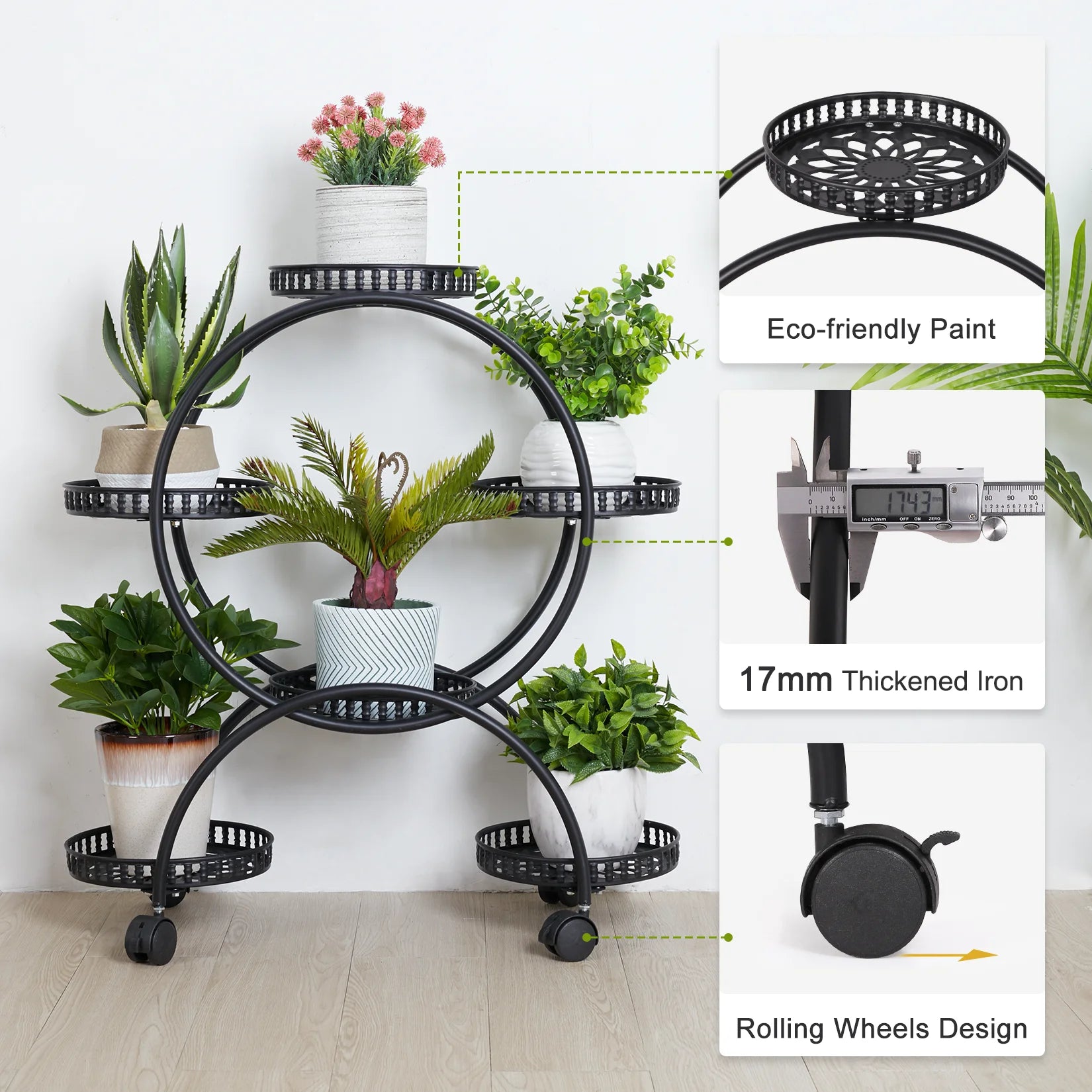 4 Layer 6 Pots Flower Holder Plant Stand - LoongFly Online