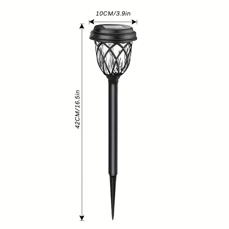 10 Pack solar powered small tube Light and shadow lamplawn lamp light is suitable for courtyard garden lawndecoration landscape - LoongFly Online